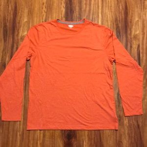 Old Navy Orange Long Sleeve Tee